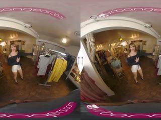 VRBangers enticing diva Kimmy Granger getting pounded at the clothes store VR