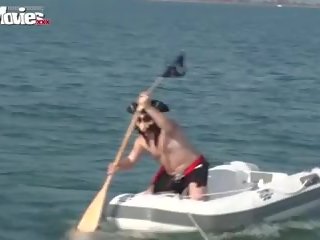 Divertimento filmati tedesco xxx video festa su un barca
